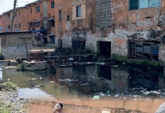 See Why The Houses At Adeniji Adele Are Sinking