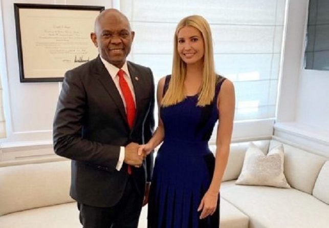 Tony Elumelu Meets With Ivanka Trump At The White House