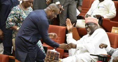 Why Melaye Shook Hands With Keyamo After Asking Him To Sing National Anthem