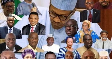 Buhari Swears In ‘Next Level’ Cabinet Ministers (Full List)