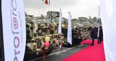 Nigerian Army Launches Four Mine Resistant Vehicles