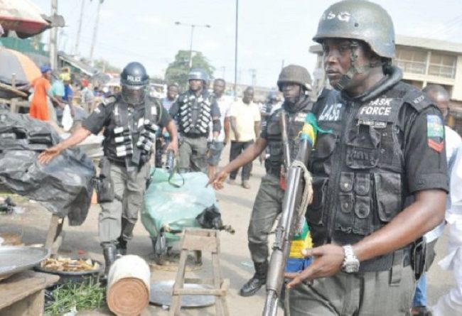 Ten persons suspected to be Area Boys have been arrested over their alleged involvement in the violence that broke out yesterday