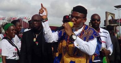 The leader of the Indigenous People of Biafra (IPOB), Nnamdi Kanu has condemned the crackdown and arrest of anti-government protesters in Lagos.