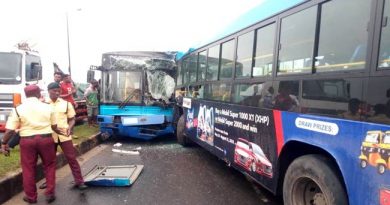 ACCIDENT: Two BRT Buses Involved In Head-On Collision