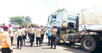 FRSC Forbids Dangote Trucks Passage On Some Roads For Specific Time