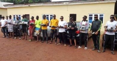 Full List Of 13 Yahoo Boys Arrested In Enugu Released - EFCC