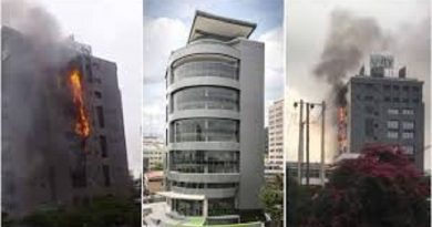 Fire Guts Unity Bank Head Office In Lagos