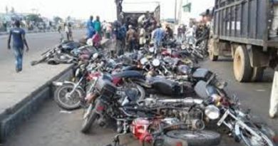 Gov Sanw-Olu Set To Crush 4,500 Impounded ‘Okadas’, Riders Begs