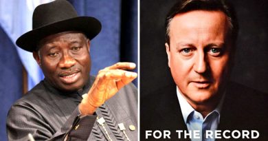 Jonathan Slams Ex-British PM Cameron Over Claims On Chibok Abduction