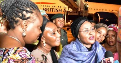 First Lady, Aisha Buhari Arrives Nigeria Today