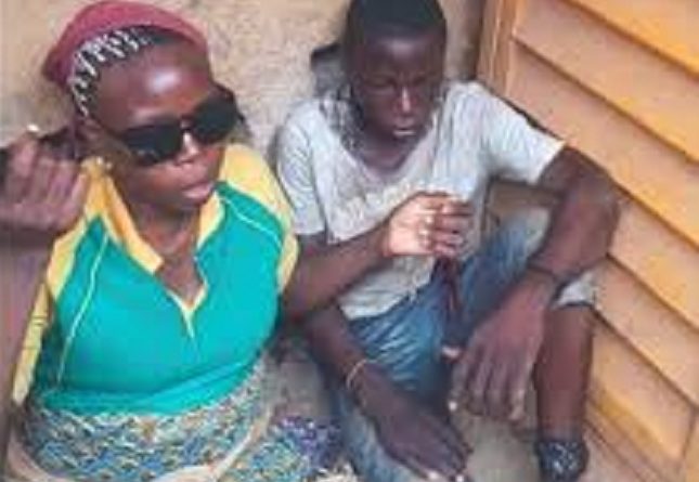 Fake Blind Woman Beggar Arrested With A Lot Of Money Inside Polythene Bag