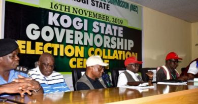 The Independent National Electoral Commission (INEC) has suspended the collation of results of the governorship election in Kogi State.