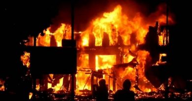 PDP Secretariat Burnt Down In Lokoja Kogi State