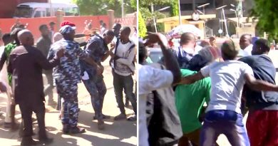 VIDEO: Deji Adeyanju Beaten Up As Sowore Supporters, Group Clash Despite Police Presence