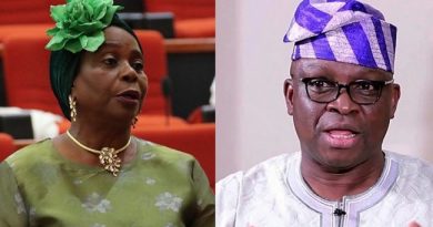 Fayose Begs PDP Members, Senator Olujimi , See Reason