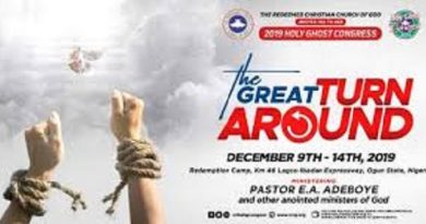 How To watch RCCG Holy Ghost Congress 2019 Live Streaming