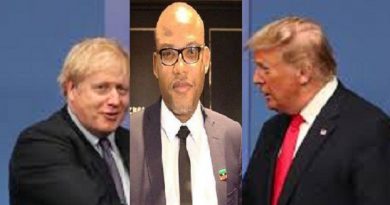 Trump, Nnamdi Kanu Congratulate Boris Johnson On His Victory' At The Polls