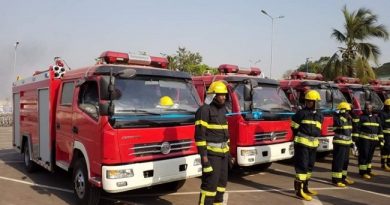 Gov. Ugwuanyi Hands Over Five Innoson Fire Fighting Trucks To Enugu State Fire Service