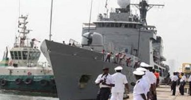 Navy Hands Over Arrested Vessel, Crew Members to NIMASA in Warri