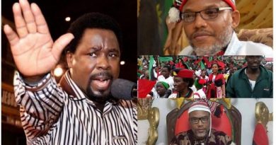 Breaking: Nothing Can Stop Biafra Emergence, It's Too Late – T. B Joshua Tells Buhari