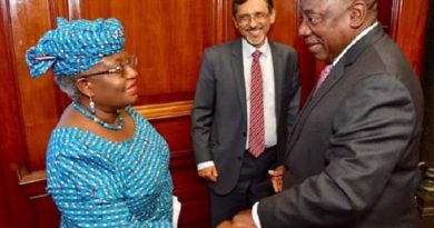 South African President Ramaphosa Appoints Okonjo-Iweala Head Economic Advisory Council