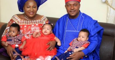 Nigerian Pastor, Wife Gives Birth To Triplets, After Waiting For 18 years