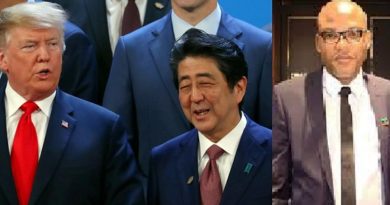 Just In: Japan's Prime Minister Abe, World Leaders Drum Support For Biafra Independence On September 2020 Amidst Covid-19 Pandemic