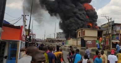 Goods Worth Millions of Dollars Destroyed in Ladipo Market Fire