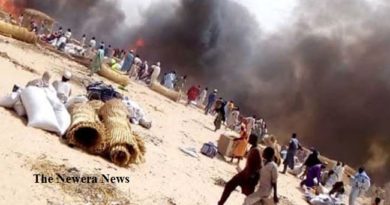 Just In:Two Killed, 1,614 Households Razed As Fire Engulfs IDP Camp In Borno