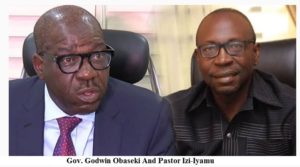 Gov. Obaseki Moves To Battle Oshiomole As Ize-Iyamu Emerges APC Candidate