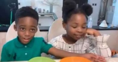 Davido’s Daughter Hangs Out With Tiwa Savage’s Son