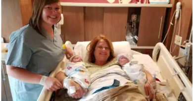 Surrogacy: Mother Assists Daughter Carry Her Own Grandchildren when Cervical Cancer left Daughter Infertile At 23, Now She Can’t Let Go Of The Kids (See photos)