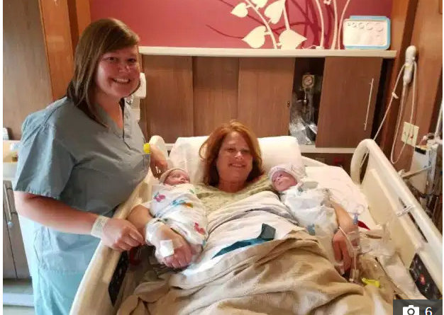 Surrogacy: Mother Assists Daughter Carry Her Own Grandchildren when Cervical Cancer left Daughter Infertile At 23, Now She Can’t Let Go Of The Kids (See photos)