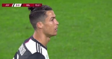 Breaking: Cristiano Ronaldo Missed A Penalty In Today’s Match At The Second Leg Of The Semi-Final Match Between Juventus And AC Milan In The Coppa Italia.