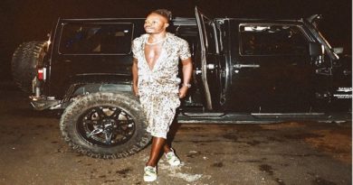 Just In: Naira Marley, Steps Out In Style From A Jeep Wrangler Sahara Unlimited (PHOTO)