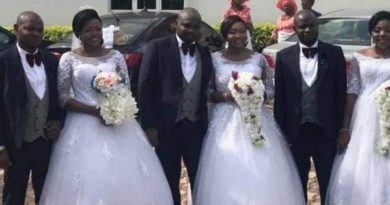 Breaking: Triplet Brothers Marry Triplet Sisters In Enugu State (See Photos)