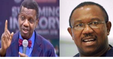 Pastor E. A Adeboye Endorse Peter Obi, As The Next Nigerian President See Details