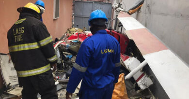 Breaking: Helicopter Crash Kills Two In Lagos