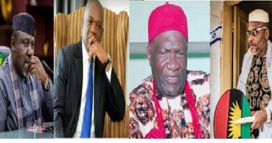 2023 Presidential Election: IPOB Warns Orji Uzor Kalu, Rochas And Ohaneze To Stop Parading Themselves As Representatives of Ndi-Igbo.