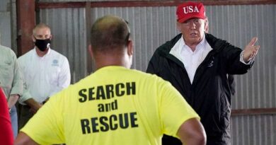 US President Trump on Saturday visited Lousiana and Texas states where he surveyed the damage from Hurricane Laura and pledged the federal government's support in helping communities recover from the powerful storm.