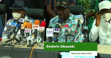 Obaseki speaks moments after winning Edo 2020 election