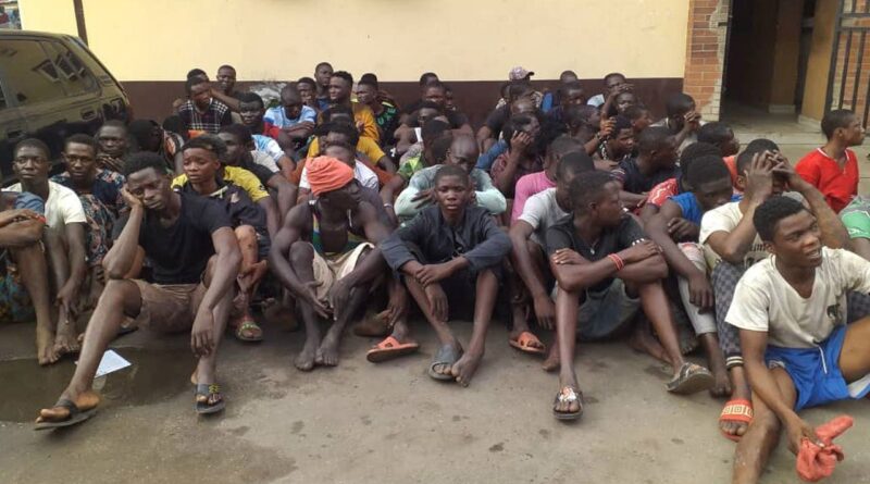 Police Parade 49 Arrested Yoruba Nation Agitators in Lagos