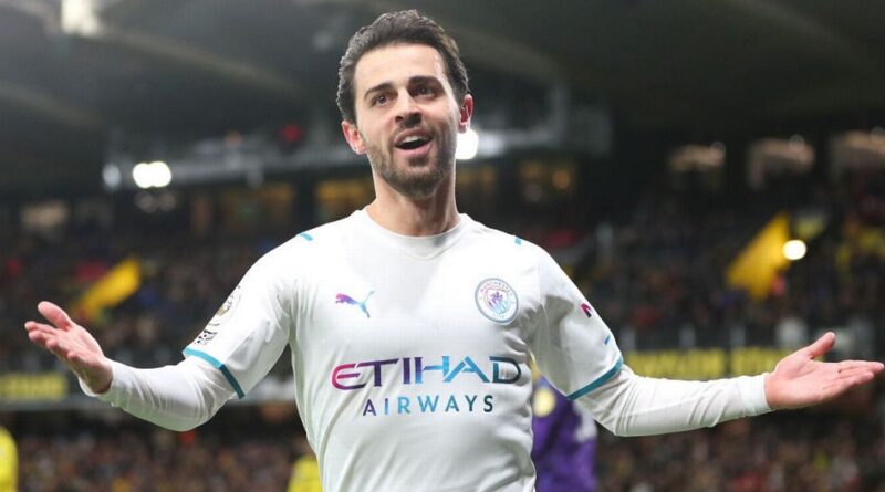 Watford Vs Man City Highlights as Bernardo's Brilliant Brace Catapults Blues to Top of The League