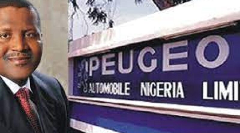 Dangote PAN Resumes Peugeot Assembly in Kaduna