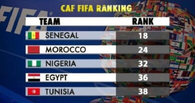 FIFA Ranking: Nigeria Now Number 3 in Africa