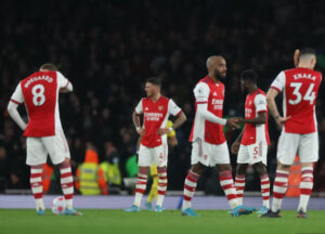 Arsenal Players in the field