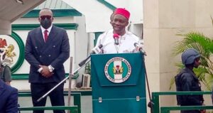 Prof Chukwuma Soludo Took His Oath of Office