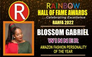 Blossom Gabriel Bags Amazon Personality of The Year 2022 Award