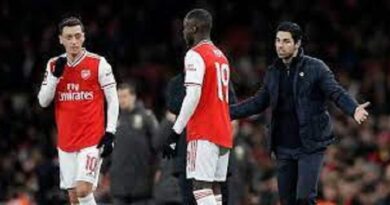 Coach Arteta Unveils Squad List To Play Against Crystal Palace