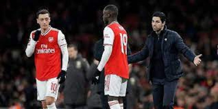 Coach Arteta Unveils Squad List To Play Against Crystal Palace